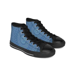 Blue Mandala - Inovax Women's Classic Sneakers