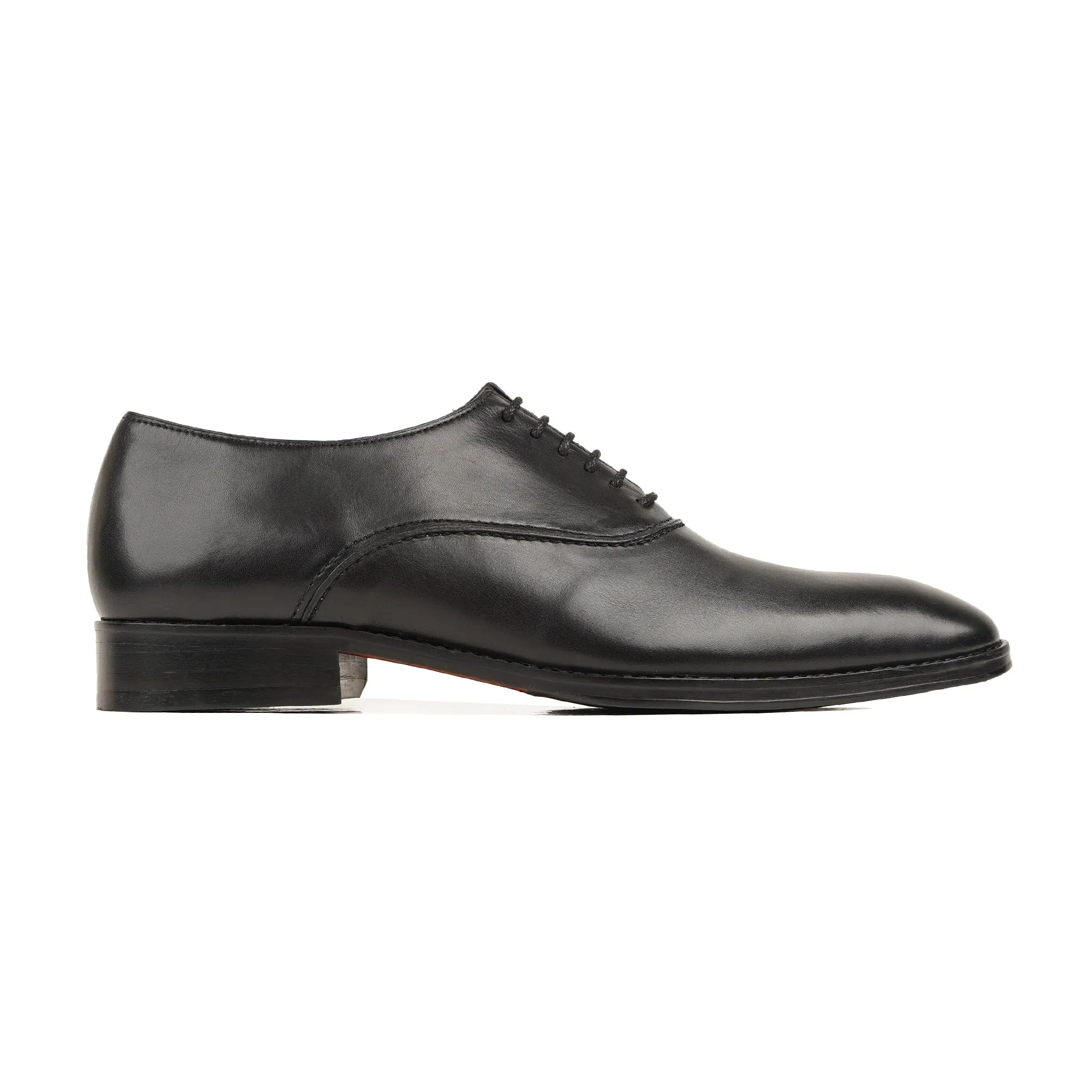 Charro - Men's Black Calf Leather Oxford Shoe