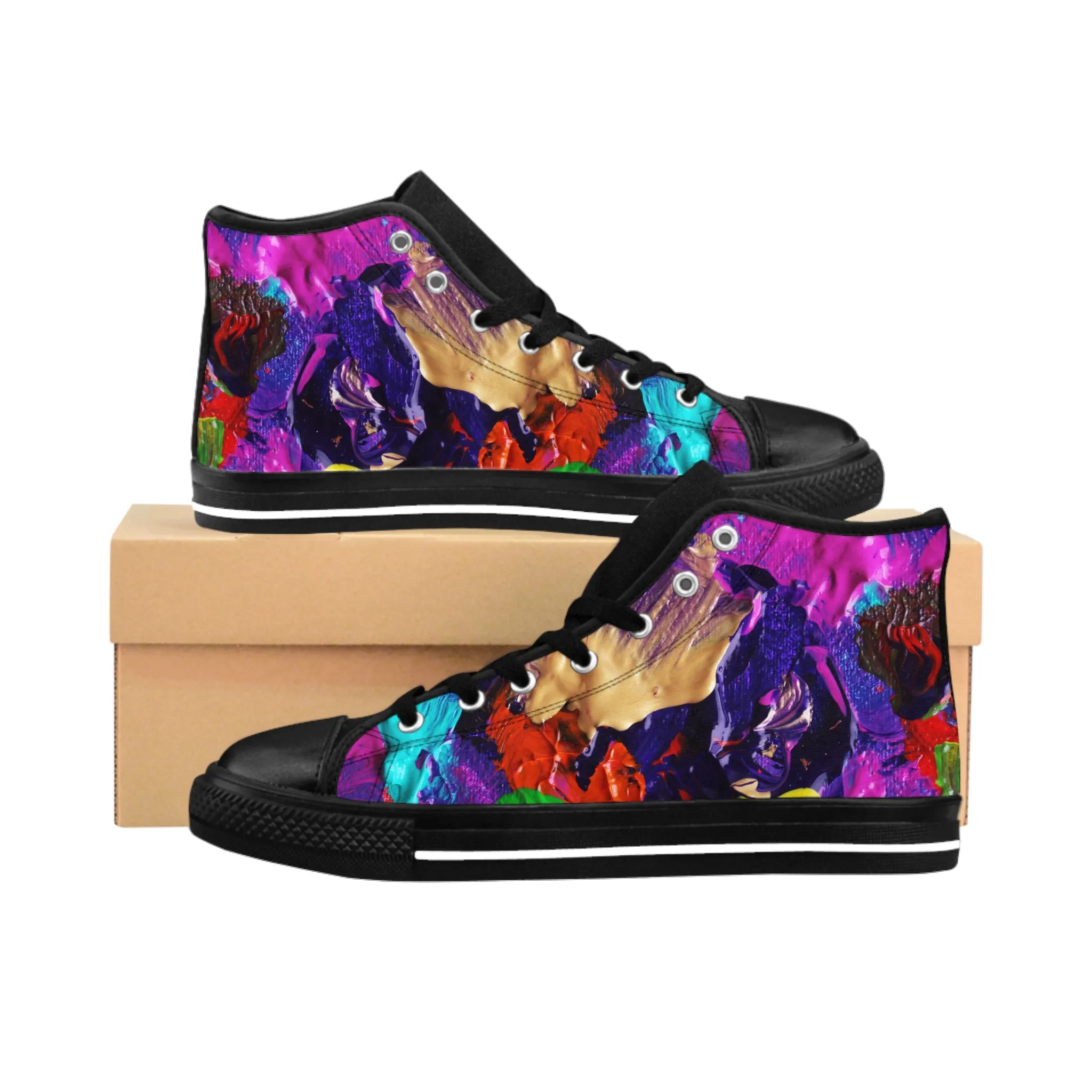 Color Paintings - Inovax Women's Classic Sneakers