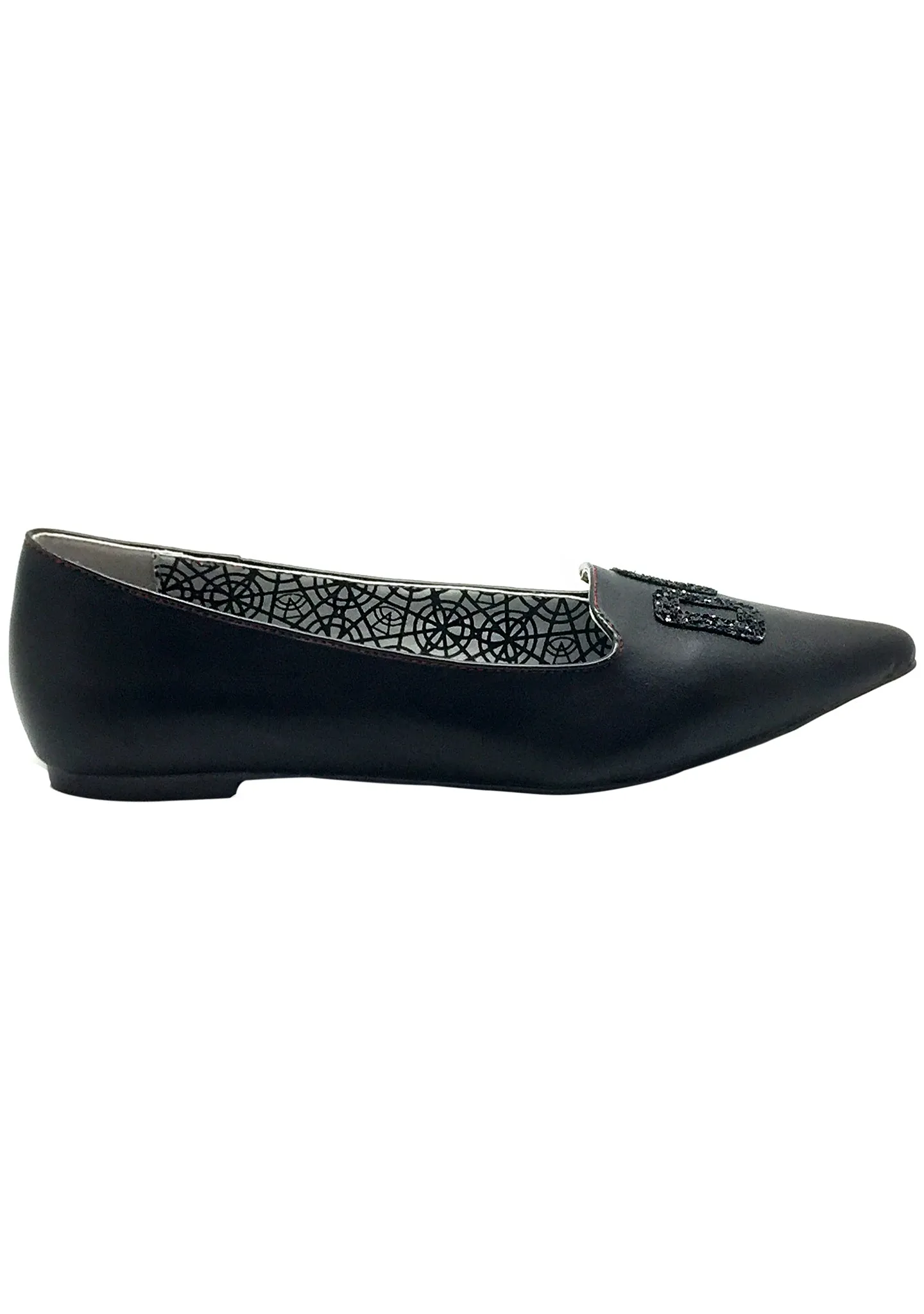 Dagger Drop Dead Gorgeous Flats in Black