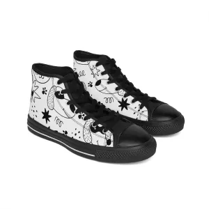 Doodle Dogs & Cats - Inovax Women's Classic Sneakers