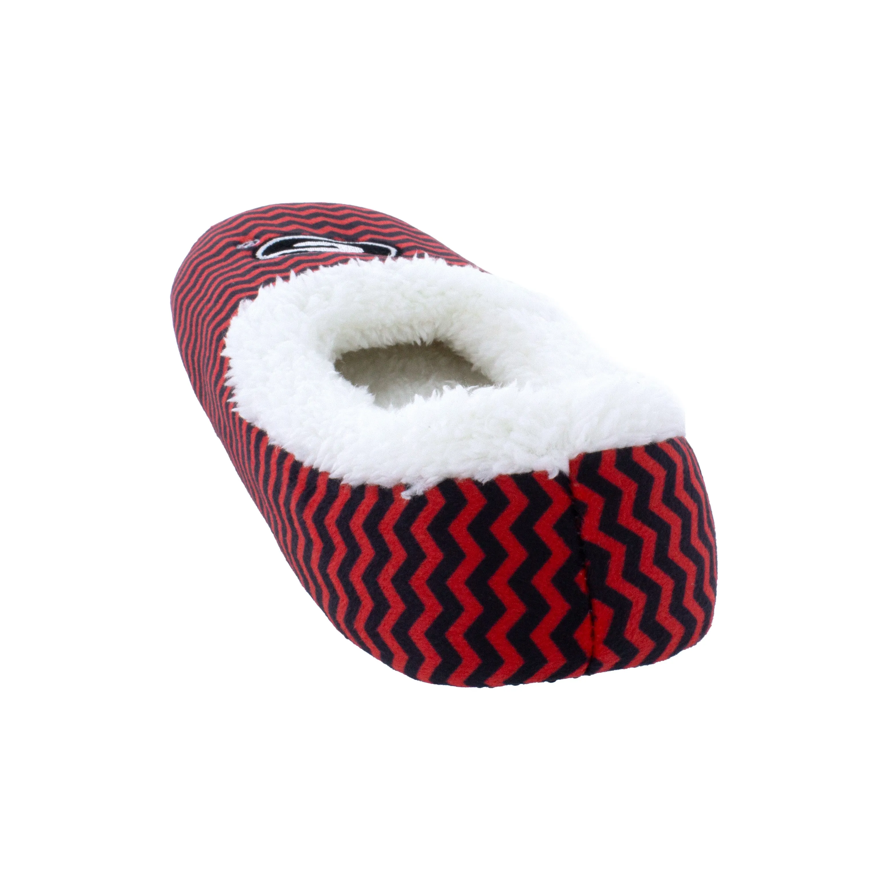 Georgia Bulldogs Chevron Slip On Slippers