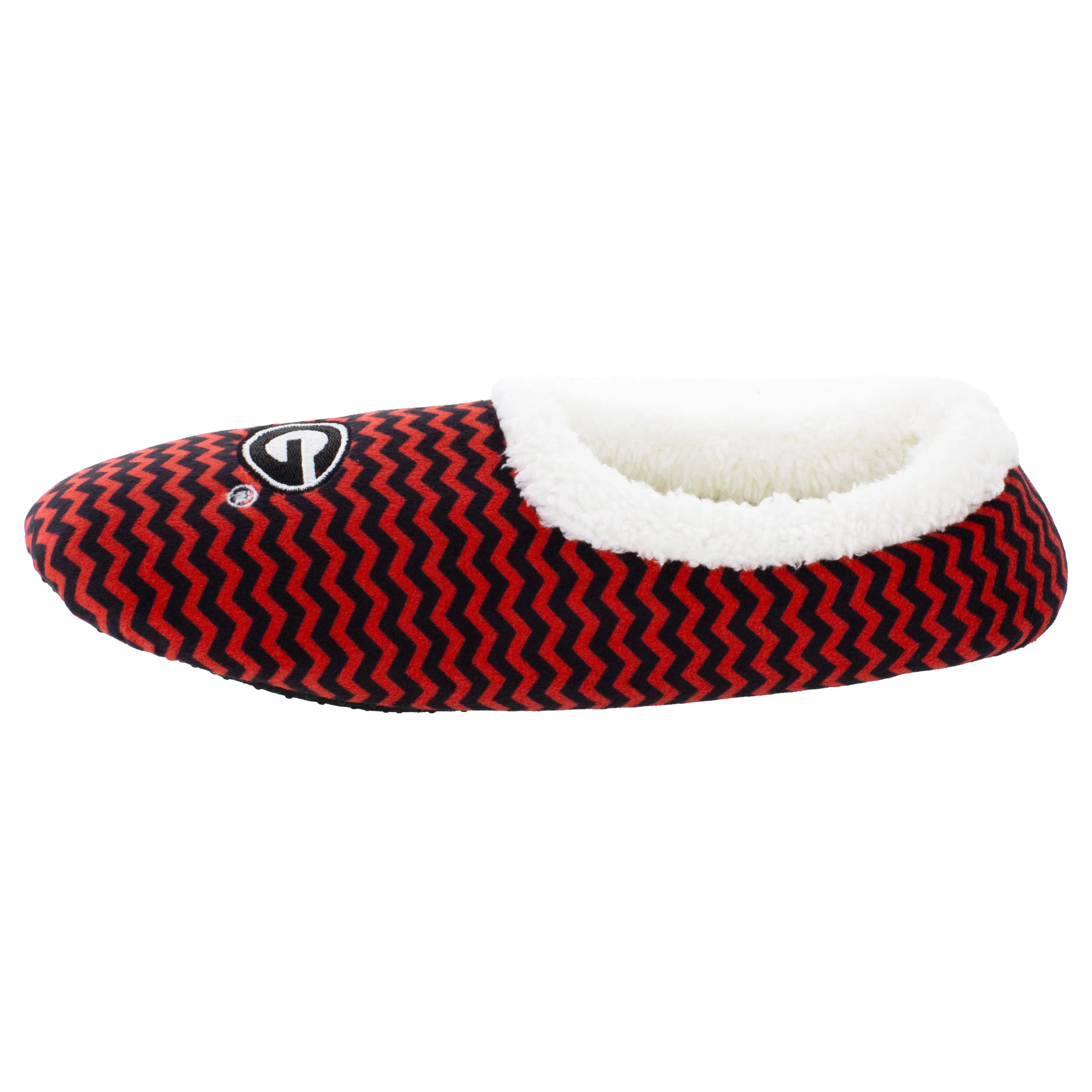 Georgia Bulldogs Chevron Slip On Slippers