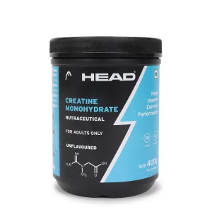 Head Pure Micronised Creatine Monohydrate (400g, Unflavoured) |Speedy Muscle Repair & Recovery | Supports Athletic Performance & Power