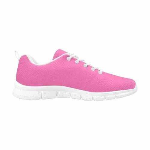 Hot Pink Running Sneakers Shoes For Women