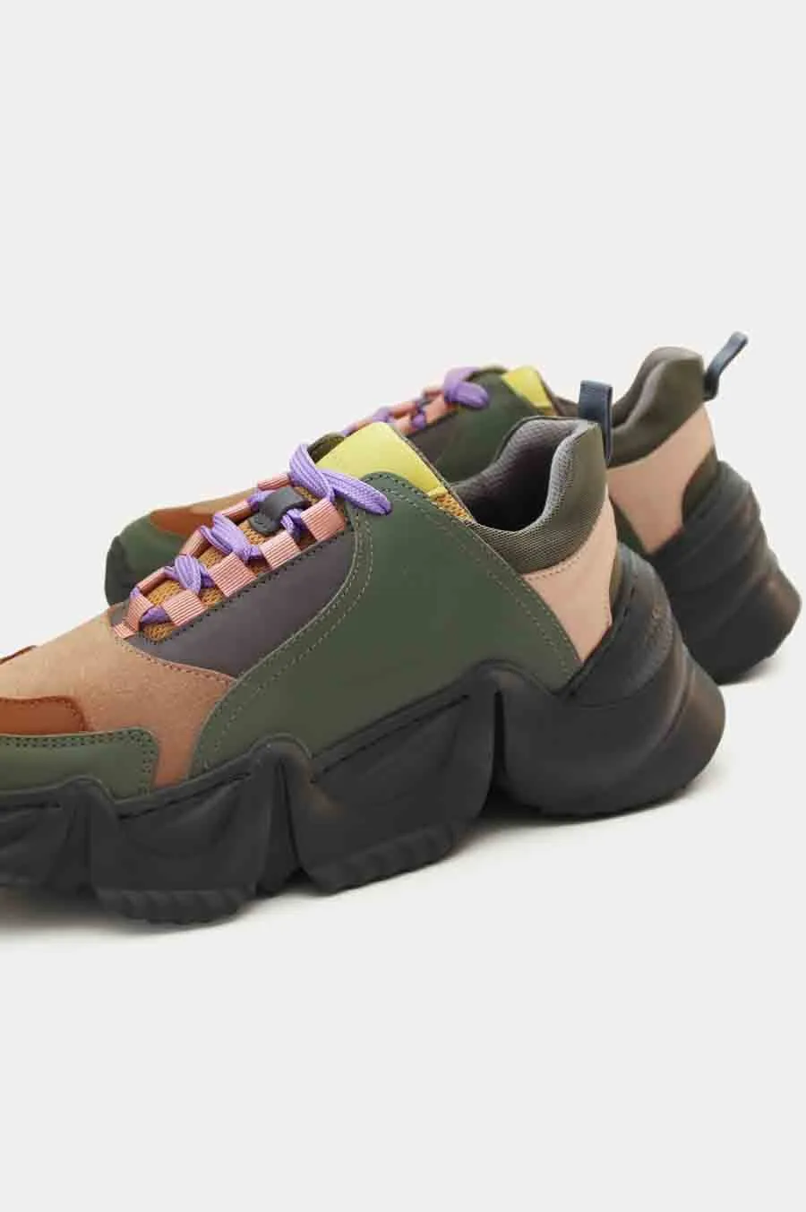 Lolly Sneakers Multi Army Green