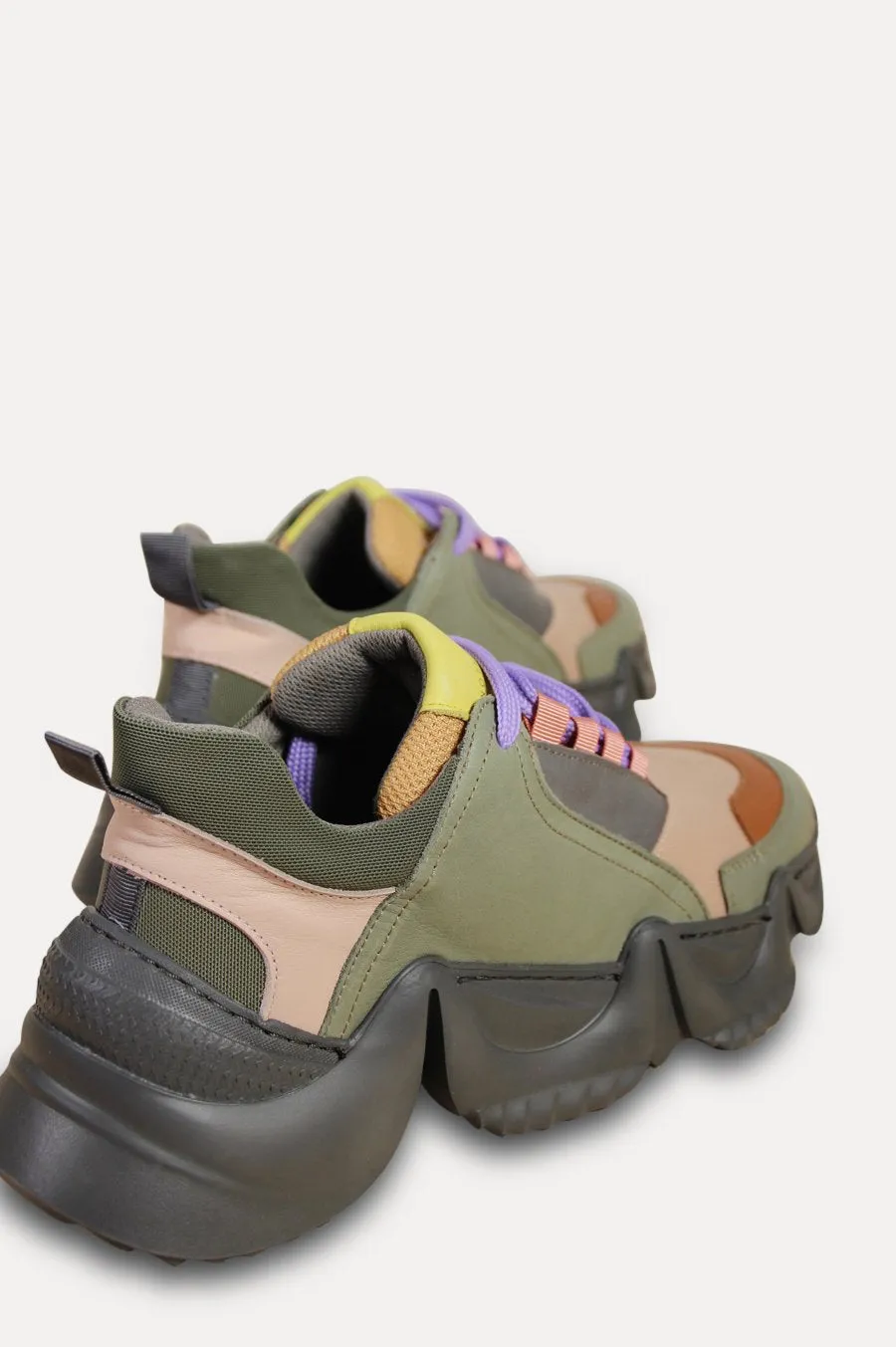 Lolly Sneakers Multi Army Green