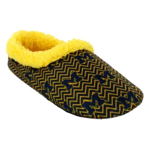 Michigan Wolverines Chevron Slip On Slippers