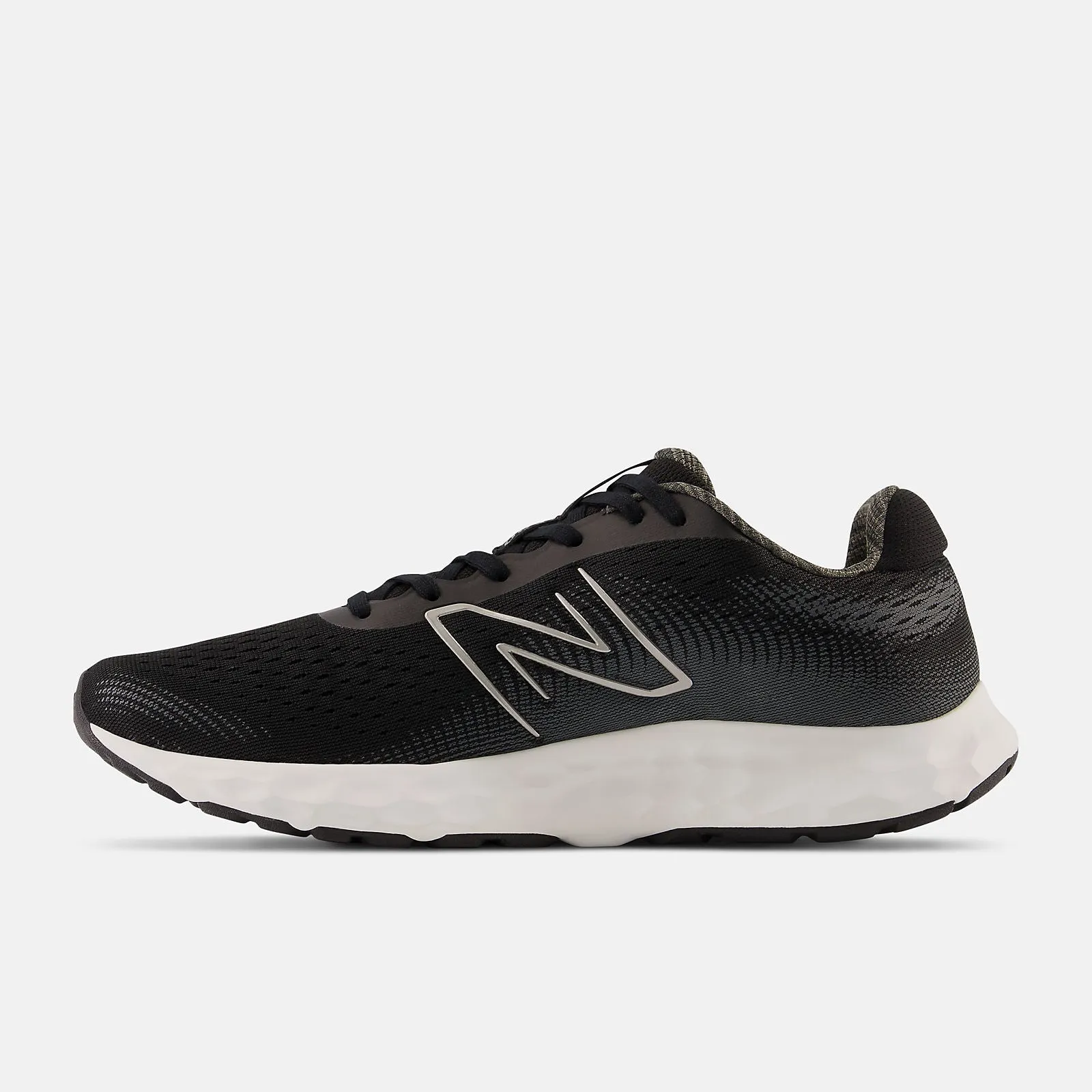 New Balance 520 v8 (2E) - Mens - Black/White