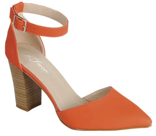 Orange High Heels