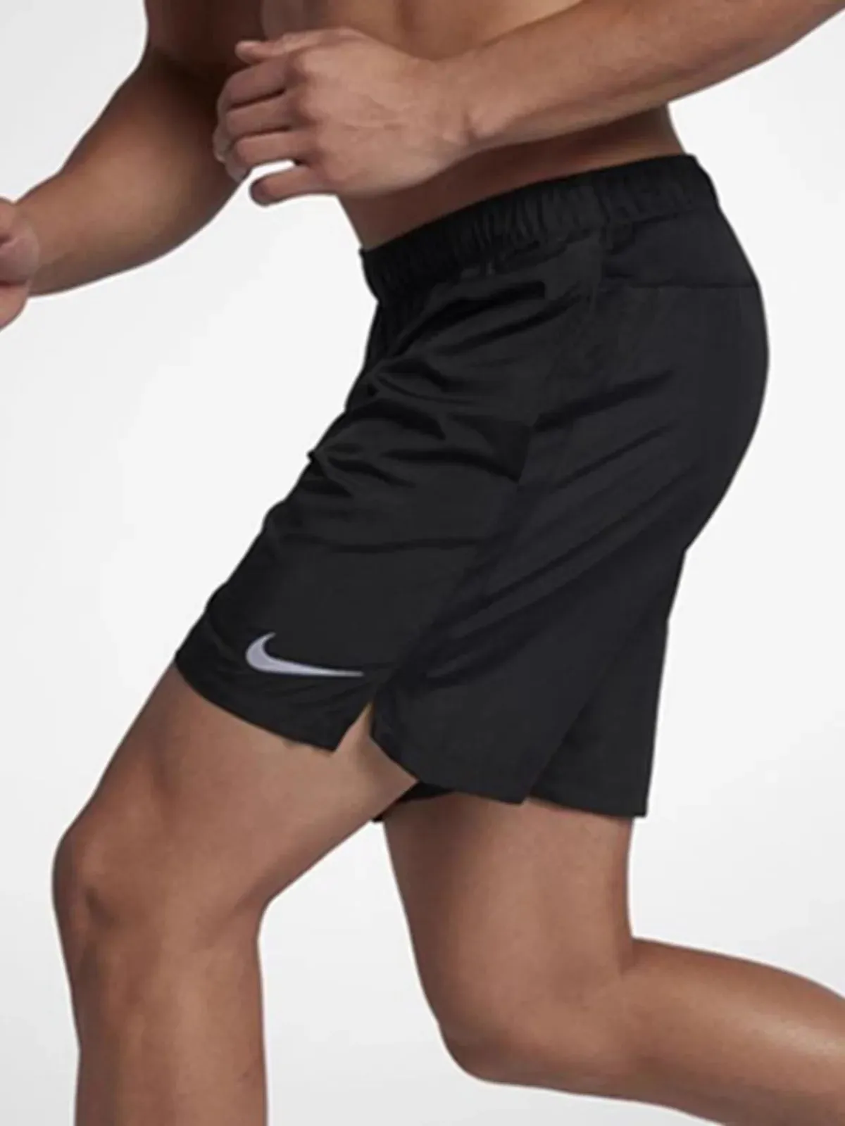 Original Nike Men's Quick Dry Running Shorts Casual Black Fitness Gear