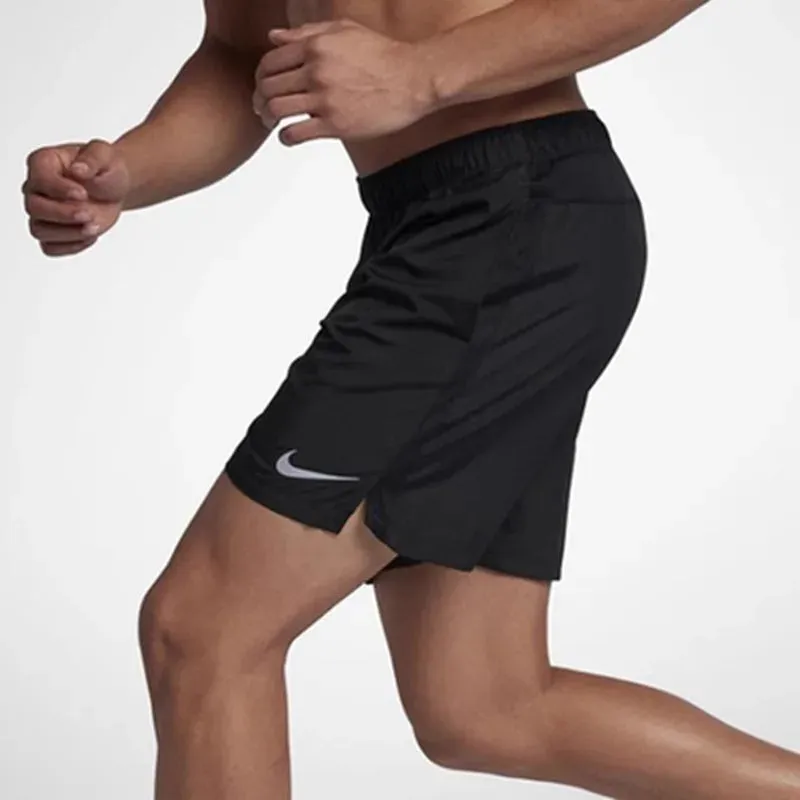 Original Nike Men's Quick Dry Running Shorts Casual Black Fitness Gear