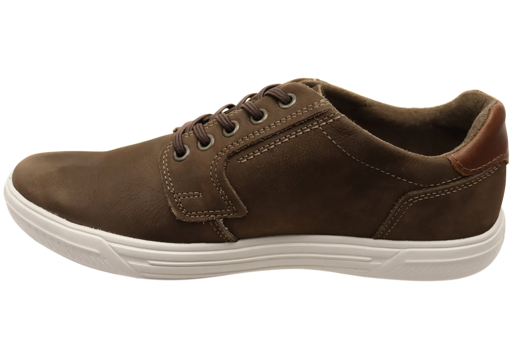 Pegada Dawson Mens Comfortable Leather Casual Shoes Made In Brazil