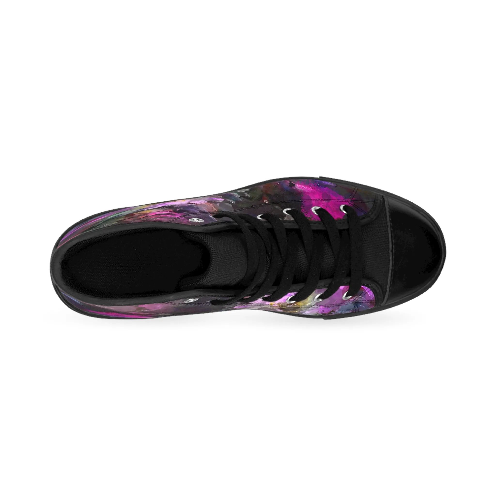 Purple Painting - Inovax Women's Classic Sneakers