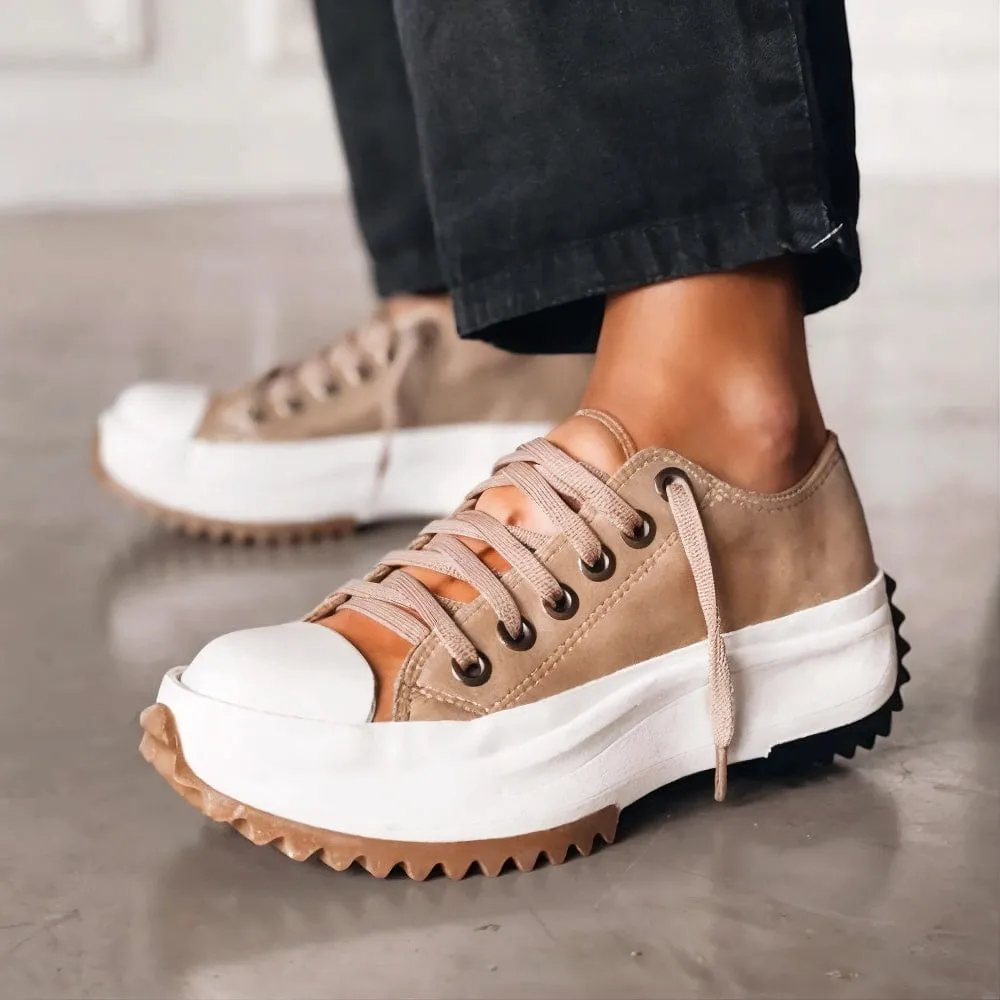 RIANNA™ | LEATHER PLATFORM SNEAKERS