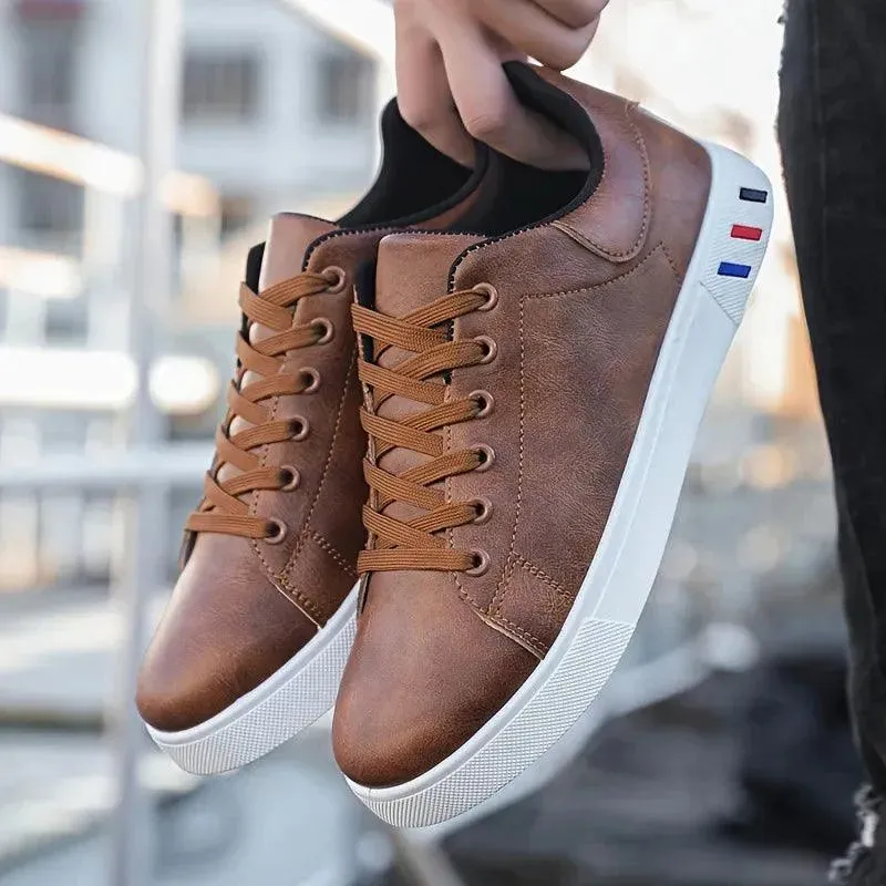 Royal Stride Luxe Leather Sneakers