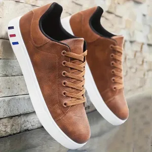 Royal Stride Luxe Leather Sneakers