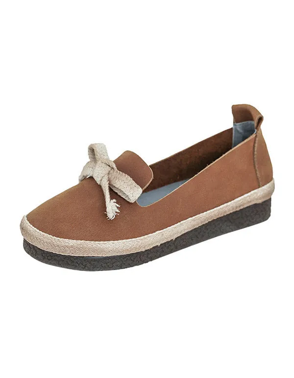 Spring Comfortable Slip-On Retro Flats