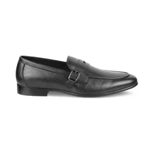 Tresmode Neno Black Men's Leather Loafers