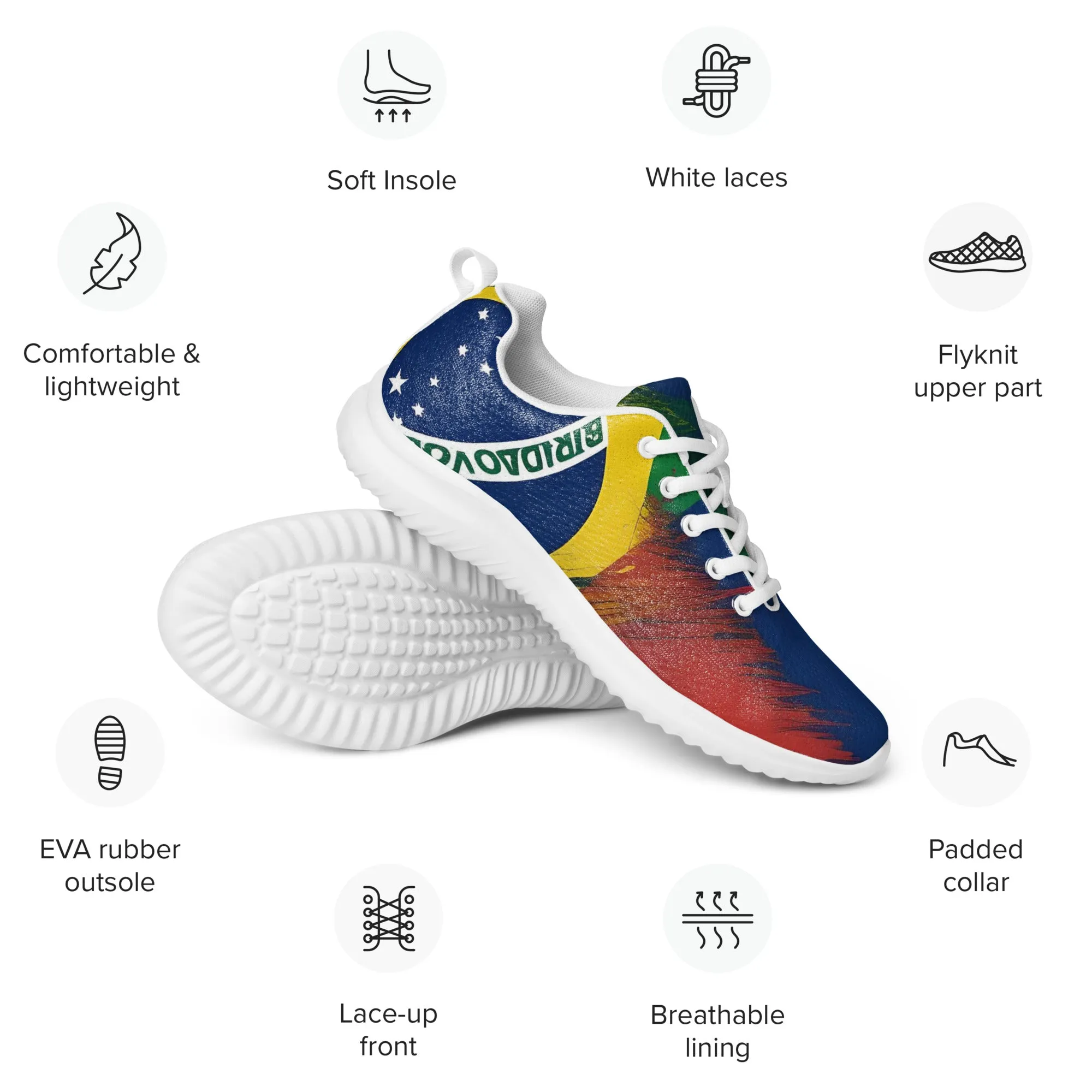 Women’s athletic shoes / Brasil athletic shoes / AI created