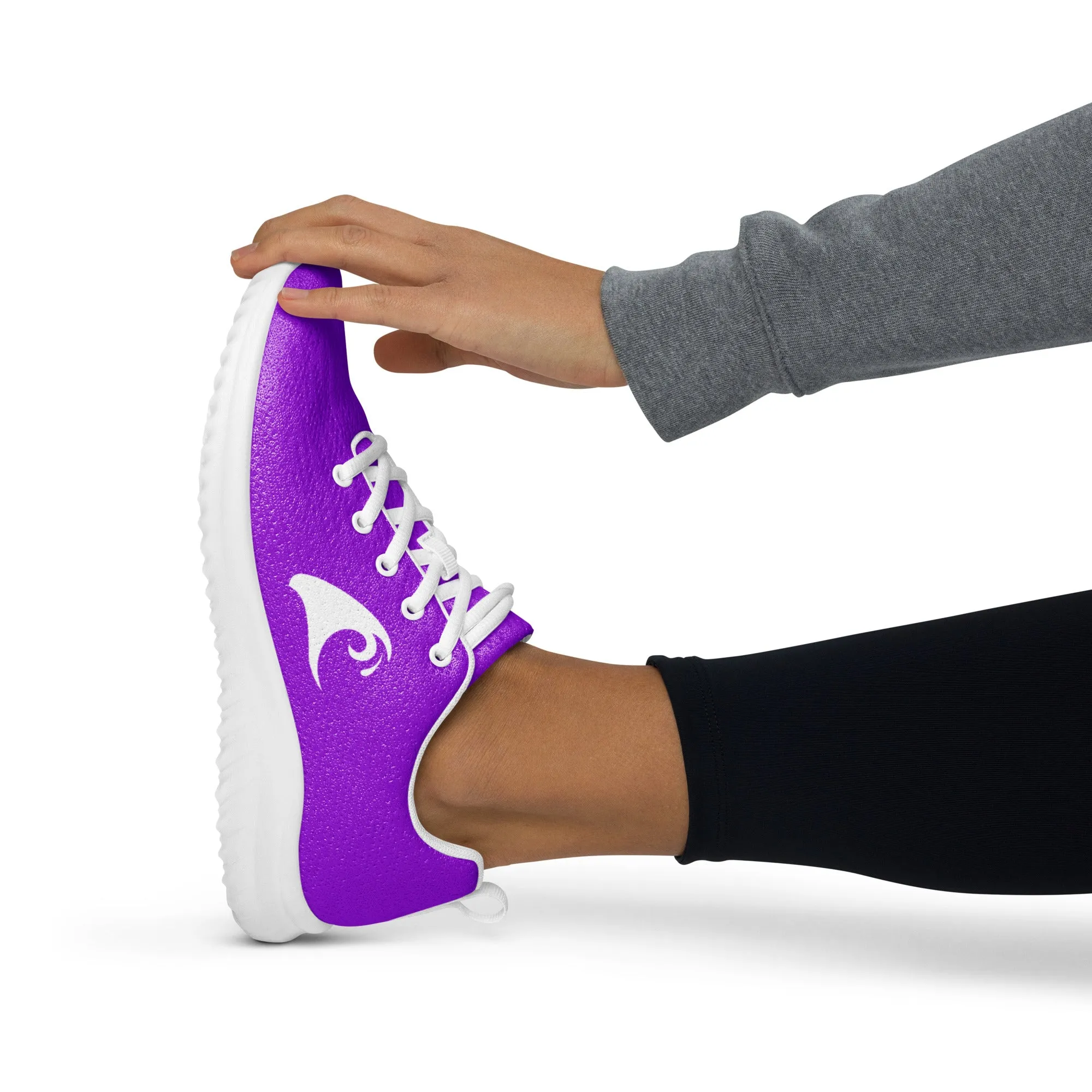 Women’s Purple Athleisure Shoes with Extremely Stoked Epic Wave Logo