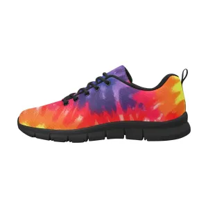 Womens Sneakers, Orange Tie-dye  Running Shoes