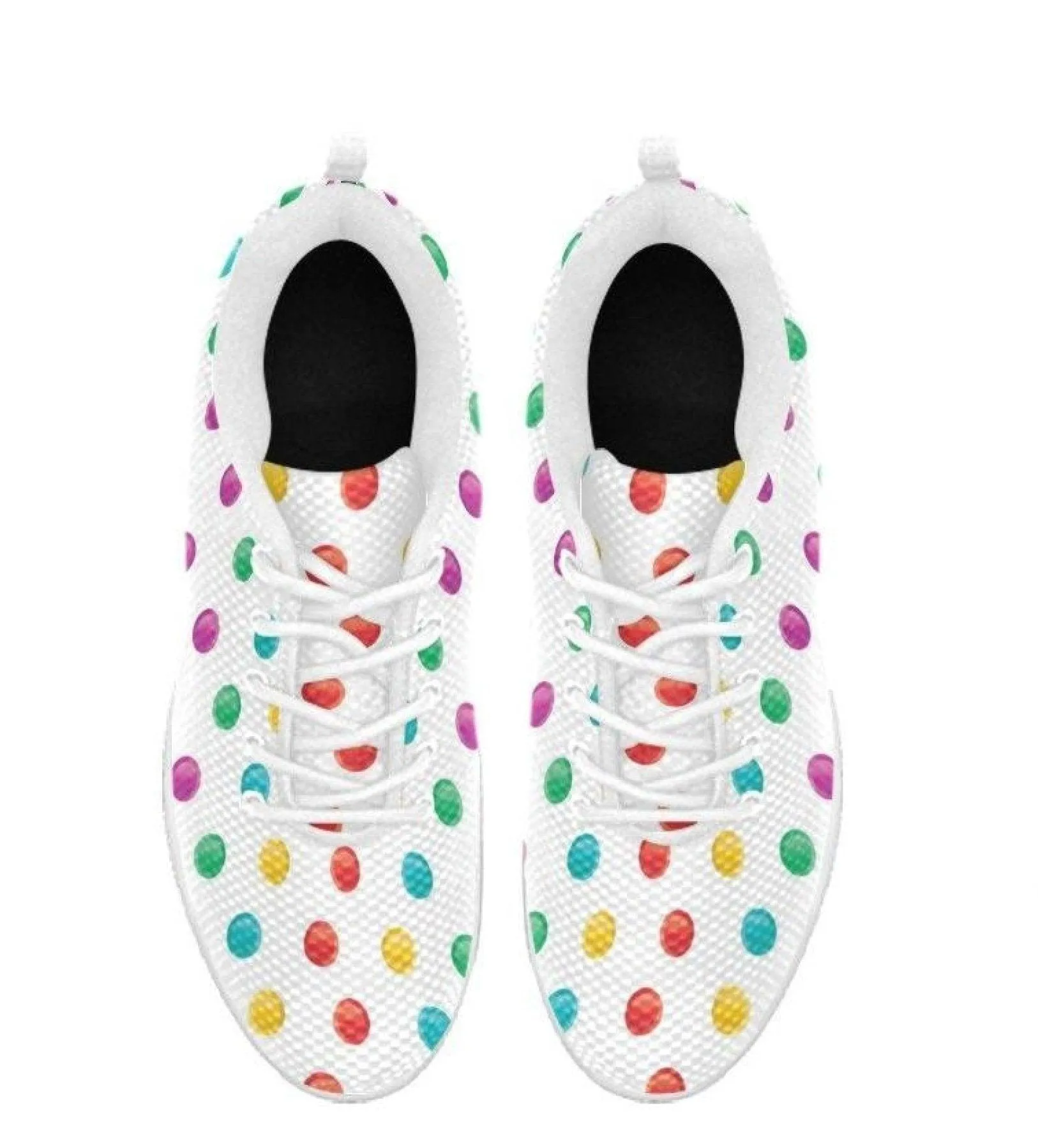 Womens Sneakers,  Polka Dot  Running Shoes