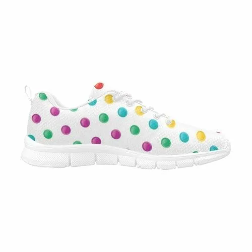 Womens Sneakers,  Polka Dot  Running Shoes