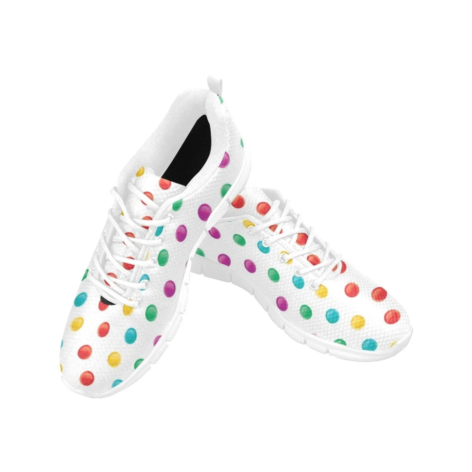 Womens Sneakers,  Polka Dot  Running Shoes